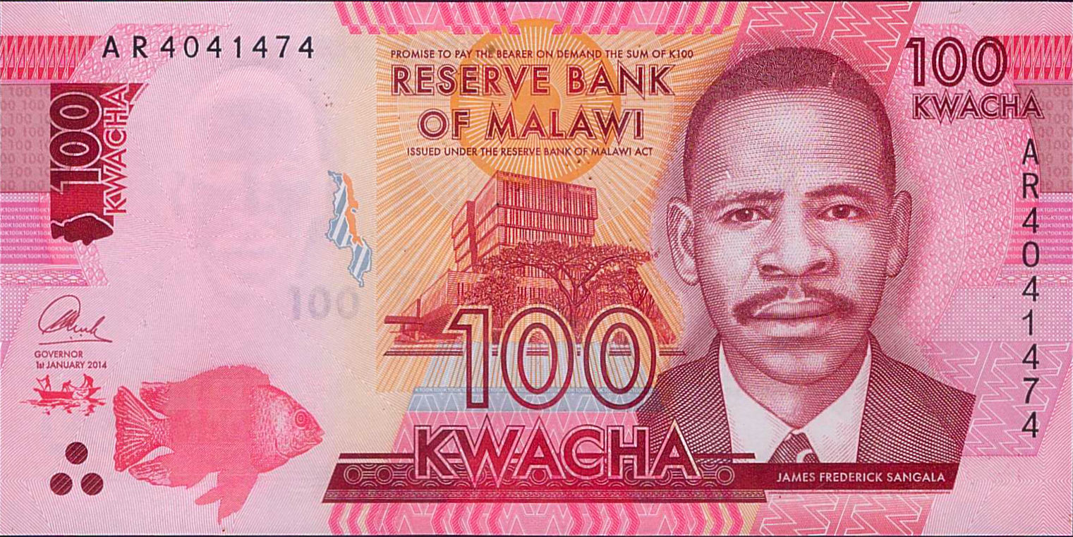 Malawi 100 2014 UNC P-65/a